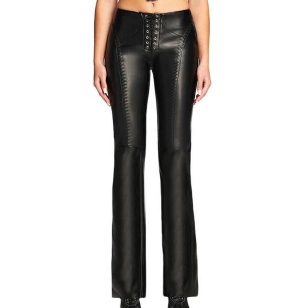 I.AM.GIA 'Rima' Pants with Front Tie in Black